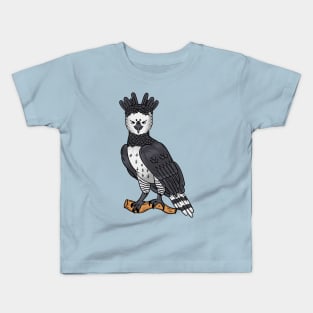 Harpy eagle cartoon illustration Kids T-Shirt